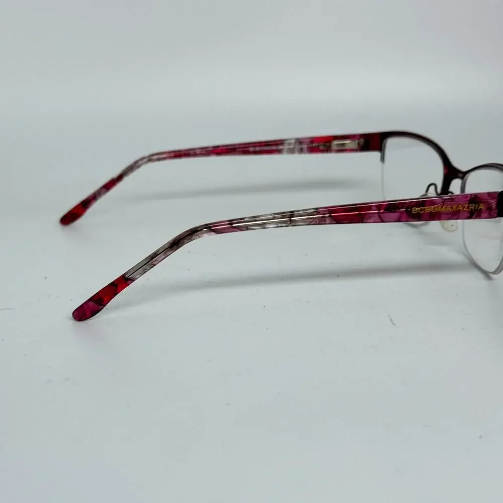 BCBGMaxazria Kana Wine Eyeglasses Frames Womens Pink red 53 17 135 H17628‎